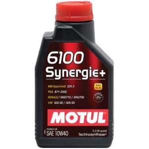 MOTUL 6100 SYNERGIE+ 10W40 1л