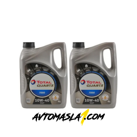 https://avtomasla1.com/
TOTAL QUARTZ 7000 10W40 е полусинтетично двигатлно масло. Моторното масло TOTAL 10W40 запазва оригиналните показатели на двигателя и осигурява дълъг живот на автомобила.
