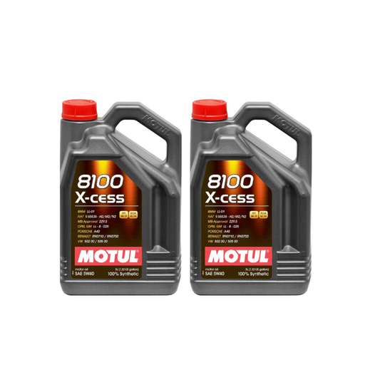 5л + 5л  MOTUL 8100 X-CESS 5W40
