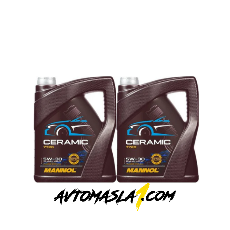 https://avtomasla1.com/
MANNOL Ceramic 5W-30
Уникално иновативно напълно синтетично първокласно моторно масло със специално анти-надраскване свойства благодарение на добавянето на синтетични естери и хексагонален бор нитрид h-BN (бял графит). Подходящ за всички видове автомобилни двигатели – дизел и бензин, които имат система за смазване.
