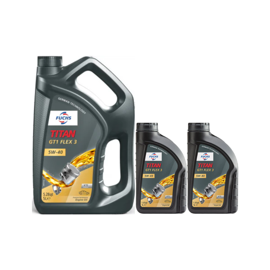 5л+1л+1л FUCHS TITAN GT1 FLEX 3 5W-40