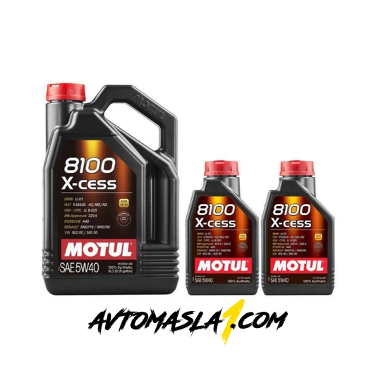 5л + 1л + 1л MOTUL 8100 X-CESS 5W40