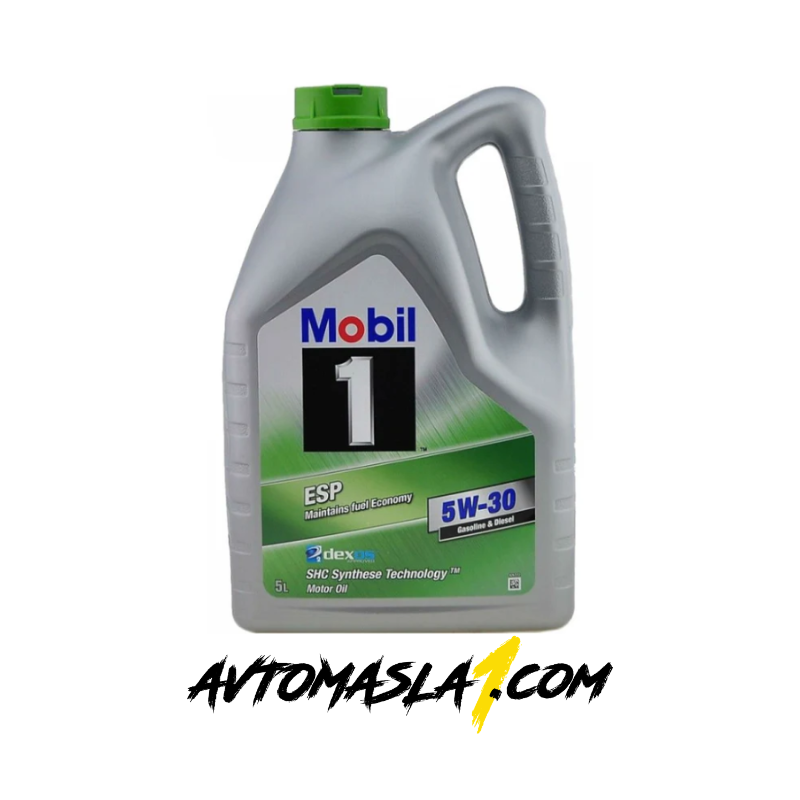 MOBIL 1 ESP 5W30 e 100% синтетично масло специално разрабетено за изискванията на съвременните двигатели със системи за третиране на отработените газове.