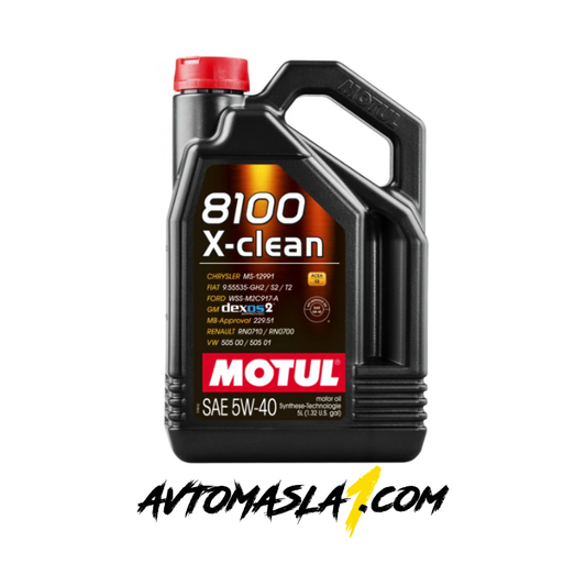 MOTUL 8100 X-CLEAN 5W40 C3 5л
100% синтетично моторно масло за модерни бензинови и дизелови двигатели. Покрива стандарта C3 за новите автомобили с катализатор последно поколение или с DPF филтър. Има отлични смазочни и почистващи свойства. Това е най-високия клас масло 5w40 препоръчано за всички марки автомобили.