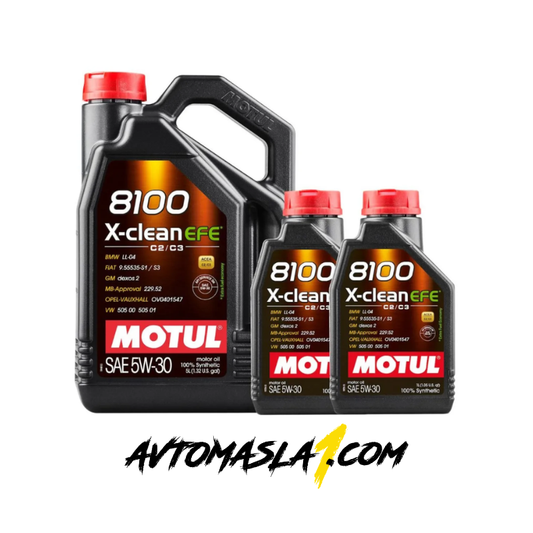 5л + 1л + 1л MOTUL 8100 X-CLEAN EFE 5W30